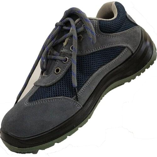Lightweight breathable shoes for industrial construction work shoes with non-slip steel toe safety shoes