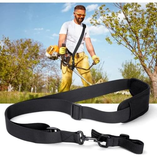 Blower Shoulder Strap for Trimmer Leaf Blower Adjustable Nylon Single Double Buckle Brush Cutter Strimmer Shoulder