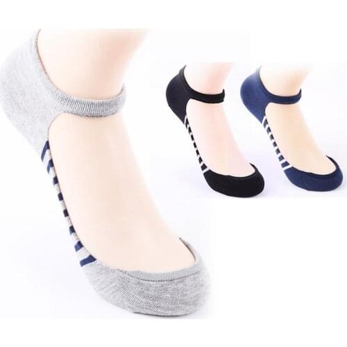 New Female Invisible Socks Casual Style Boat Socks Striped Invisible Socks Comfortable Cotton Hot Sale 2019