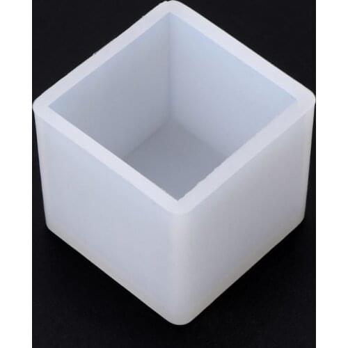 Silicone Mold 3D Cube DIY Desk Decoration Jewelry Making Pendant Tools Handmade Gifts Crafts Epoxy Resin Molds 40mm 62KE