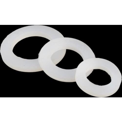 1/2" 3/4" 1" Silicone Gaskets Water Connectors Seal Rings Flat Seal Washer Gasket Hardware Fastener Accessories Anti-leak Washer