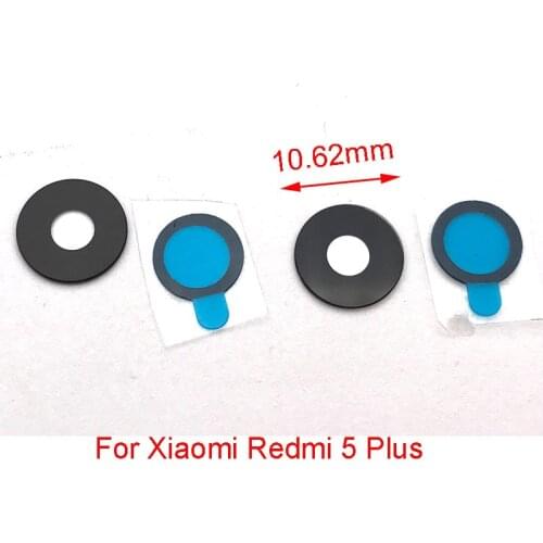 2 Pcs/Lot, New Tested For Xiaomi Redmi 5 Plus 6 6A 7 7A 8 8A 9 9A 9C Rear Back Camera Glass Lens Cover with Adhesive Sticker