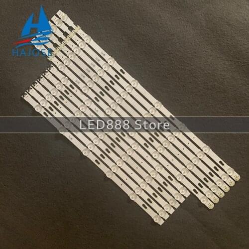 LED strip 6+8LEDs S_5U75_55_FL_L8 S_5U75_55_FL_R6 For LM41-00136A LM41-00135A BN96-34798A BN96-34797A For 55"TV UE55JU6740