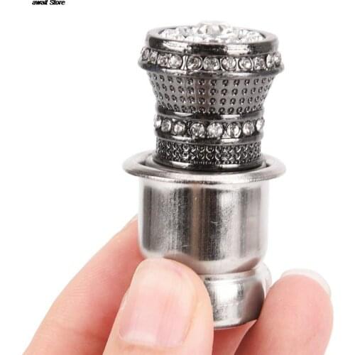 Universal Car Power Plug Socket Output Automatic Cigarette Lighter Ignition Diamond Car Styling