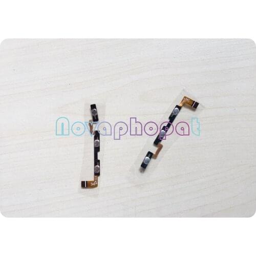 Novaphopat Top Power on off Volume up down Switch side Key Button flex cable For ZTE Blade A520 BA520 Replacement +tracking