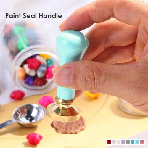 Retro Wooden Handle Customs Lacquer Sealing Wax Retro Palace Seal Wax Seal Universal Color Wood Rosewood Sturdy Durable