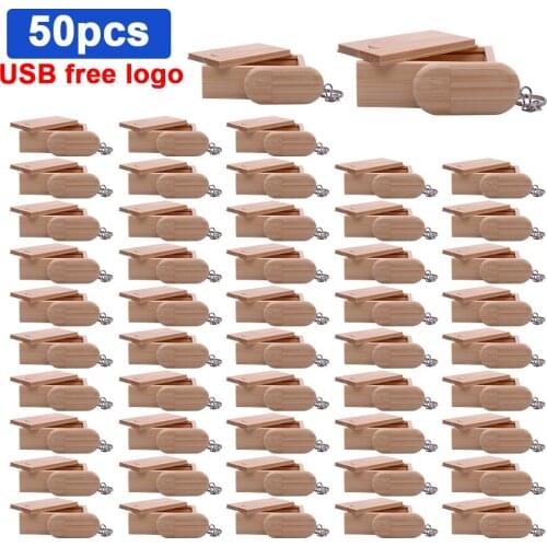High quality 50pcs/lot free custom LOGO wooden USB 2.0 flash drive Pendrive 4GB 8GB 16GB 32GB 64GB 128gb memory stick customer