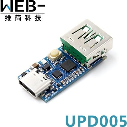 WEB-UPD005 PD DC decoy detection PD2.03.0 fast charge trigger QC4+ polling HID programming