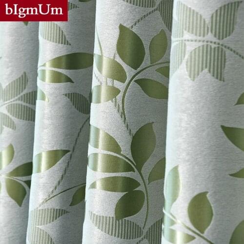 Double Printed Curtains Embroidery Tulle For Living Room Bedroom Blackout Windows Drapes Heavy and Thick Drape Of Shade Curtain