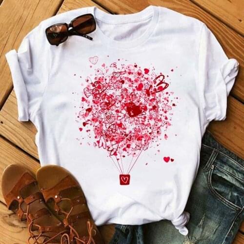 Maycaur Cute Floral Print Women T Shirt Summer Casual Short Sleeve Tshirt Ladies White Flower Tshirt Tops Fashion O Neck Tee Top