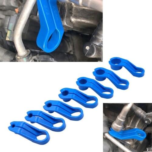 1Set 7 in1 Car Auto AC Line Disconnect Tool Set Fuel Line Removal Tools Fuel Line Disconnect Fuel Line Angled Disconnect Tool