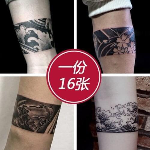 10 sets Waterproof lBracelet like arm ring tattoo stickers