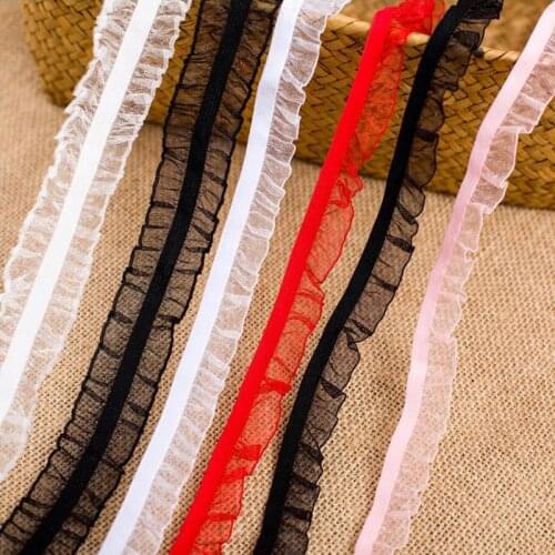 10 meters Elasticity bouffancy agaric shape lace Clothing decoration Garment accessories skirt wedding dress curtain ZL49