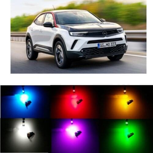 20pc/lot canbus t5 Dashboard LED Light Bulbs For opel astra h j g mokka insignia vectra a b c vivaro ADAM Agila A B AMPERA