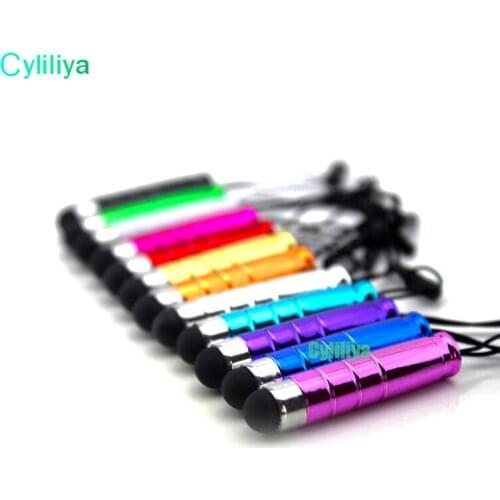 5000 pcs Mini Stylus Touch Screen Pen With Anti-Dust Plug For ipad iphone For Capacitive Screen Phone and Tablet PC