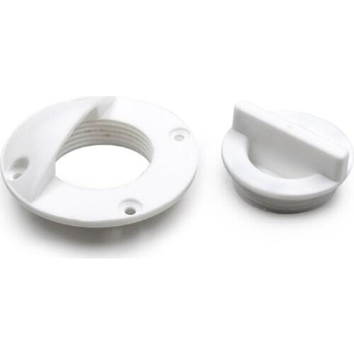 Boat Accessories White ABS Drain Holes Plugs Fit for 9cm Outer Diameter Holes Fishing Boat Replacement Parts