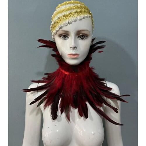 Latin dance Samba accessories Fashion exquisite headdress feathers Delicate dance shows accessories