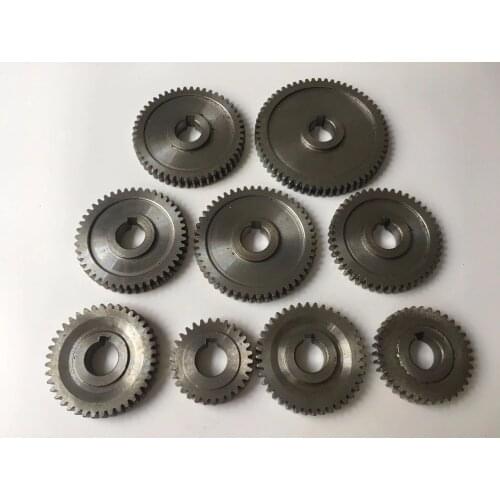 Free Shipping 9pcs/set CJ0618 household small lathe, micro lathe gear, metal exchange gear