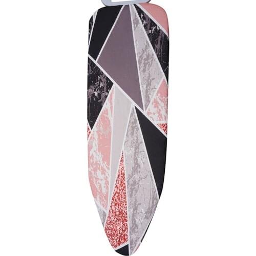 Marble Pattern Ironing Board Cover Thick Padding Resists Scorching Household US