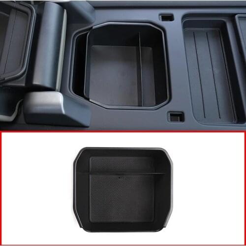For Land Rover Defender 110 2020 Black Car Central Storage Box Door Phone Glove Armrest Box Storage Box Car-styling