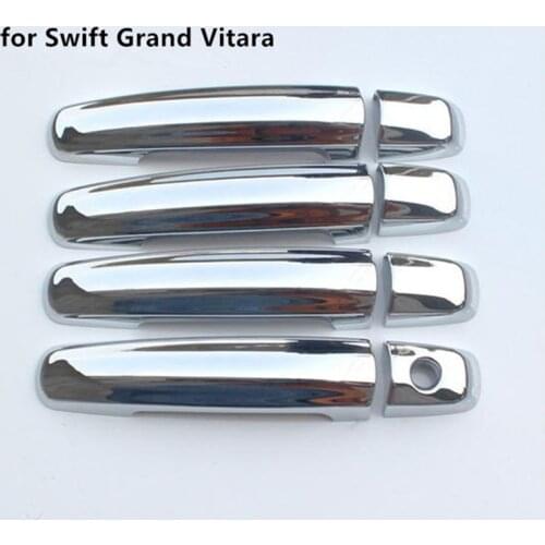 For Suzuki Swift 2005-2010 Grand Vitara 2005 2006 2007 2008 2009 2010 2011 2012 new Chrome Car Door Handle Cover Trim Sticker