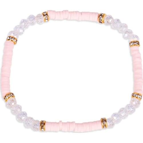 Creative Bohemian Style Bracelet Handmade Creative Ceramic Bead Decor Bracelet Stretch Bracelet For Women Jewelry Accessories