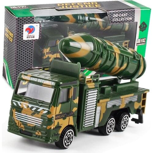 Engineering Toy Mining Car Truck Childrens Birthday Gift Military Fighter Truck High Quality Missile Car Toy Military Car Toy
