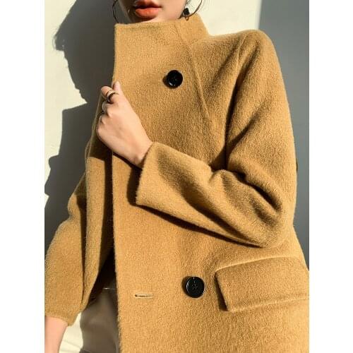 Женские большие пальто 蒙跃 China At AliExpress