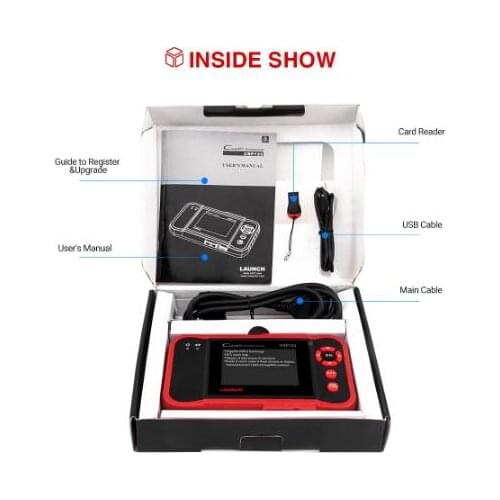 LAUNCH X431 CRP123 OBD2 EOBD automotive scanner ABS Airbag SRS Transmission Engine Car Diagnostic Tools Multilingual free update