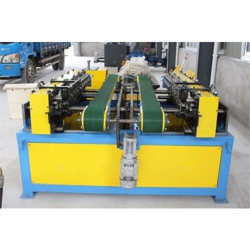 Double Linkage Metal Sheet Flange Forming Machine, Automatic TDF Pressing Making Machine for Square Galvanized Ventilation Pipe