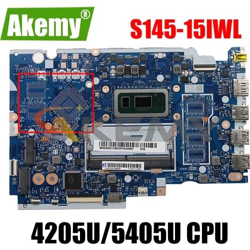 For Lenovo Ideapad S145-15IWL V15-IWL laptop motherboard FS441 FS540 NM-C121 5020S41743 5B20S41746 CPU 4205U/5405U Mainboard
