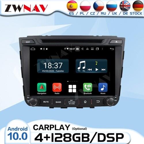 Carplay 2 Din Android 10 Radio Receiver For HYUNDAI IX25 2014 2015 Audio Stereo Video Player GPS Navigation Multimedia Head Unit