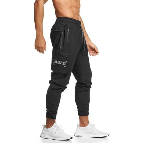 Male Bodybuilding Trousers 2020 Autumn and winter new Jogging Men Sweatpants Slim Fit Pants fashion Sport Running Pants