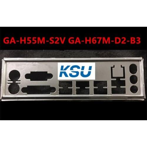 New I/O shield back plate Chassis bracket of motherboard for Gigabyte GA-H55M-S2V GA-H67M-D2-B3 just shield backplane Baffle