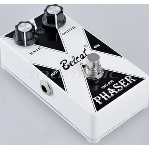 Effect Pedal Phaser Belcat PHS-505 Guitar Bass Side Tone Single Effect True Bypass (ROHS)