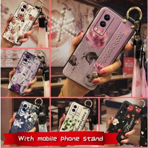 Anti-knock Kickstand Phone Case For VIVO V21E 5G Shockproof Dirt-resistant For Woman Waterproof