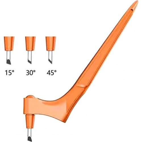 Leather Carving Cutter 15/30/45 Degree Sharp Tools Effective Craft Cutting Blade Paper Cutting Sewing Sculpture Handicraft