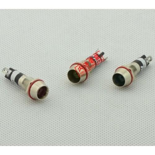 [ SA ]Original Korean Kaikun KACON 8mm copper shell indicator KL0824/22 * DC24V/AC220V--10PCS/LOT
