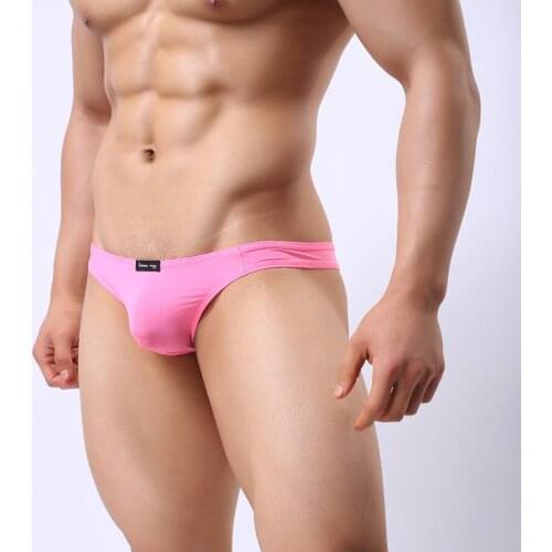 Howe Ray Sexy Thong Bikini Gay Underwear Brands Ice Silk T Back Mens G Strings Siwmwear Penis Pouch Lingerie Men Micro Bikini