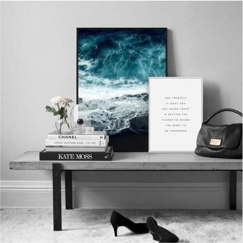 Modern Abstract Canvas Painting Art Letter Indie Aesthetic Picture for Living Room Bedroom Home Decor Wall Art Decor Posters
