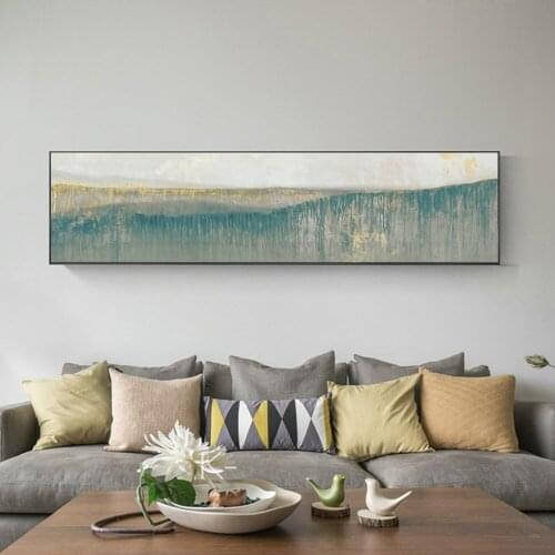 Modern Abstract Art Oil Painting Posters and Prints Wall Art Canvas Painting Abstract Mountains Pictures for Living Room