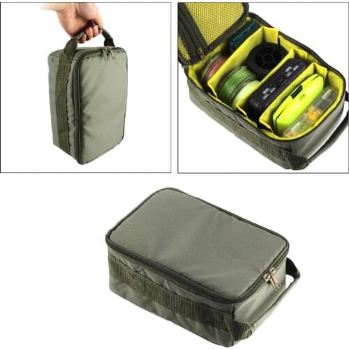 Fishing Reel & Gear Bag, Outdoor Fishing Tackle Bag Fishing Reel Organizer with
