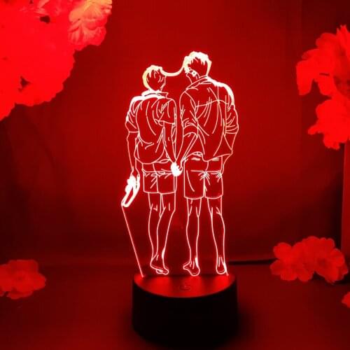 BL LED Anime Lamp Cute Room Decor Yaoi Home Lighting Decoration Otaku Night Light