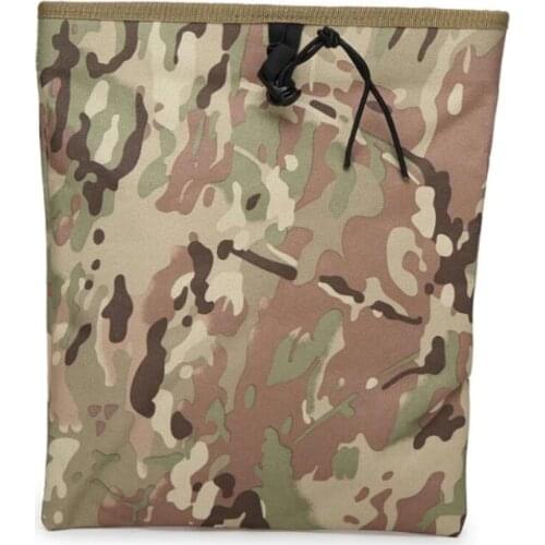 Military Tactical Gear Recovery Molle Dump Magazine Pouch Ammo Drop Pouch Bag for Hunting Airsoft Paintball Accessories