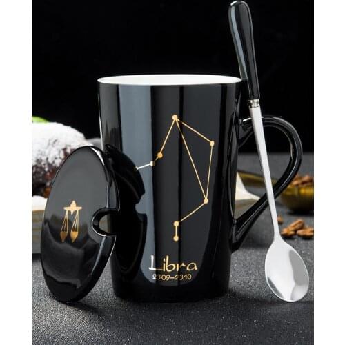 Ceramics Coffee Cup Saucer Spoon Set Milk Tea Coffee Mugs Breakfast Bread Dessert Plate Dish Cup Set Gifts Home Office Drinkware