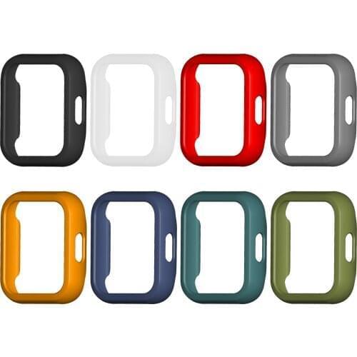 For Realme Smart Watch Case PC Hard Plastic Cover Protective Smartwatch Frame Cases For Realme Watch Screen Protector Film Hot