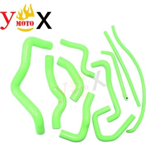 ZX-6R 2009-2015 Green Motorycle Silicone Radiator Hose Water Pipes Coolant Tube Kit For Kawasaki Ninja ZX6R 2009-2015 2010 2011