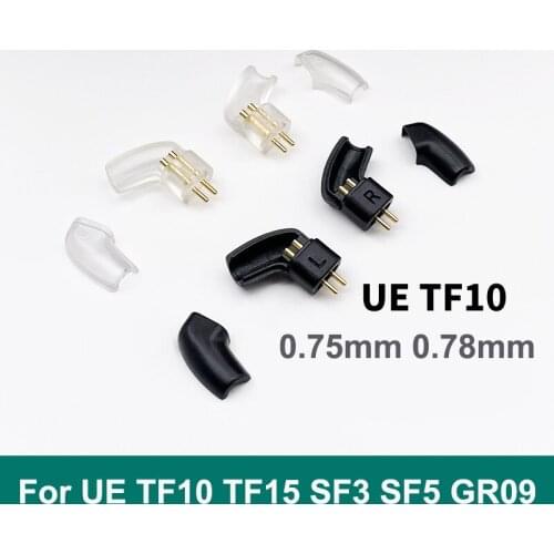 0.75mm 0.78mm Pin Connector For UE TF10 TF15 SF3SF5 GR09 Earphones Cable DIY