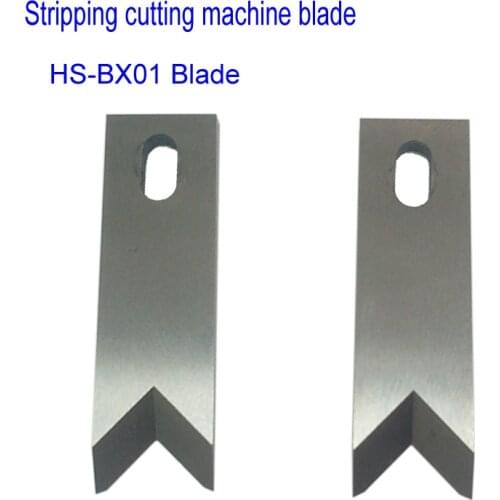1pcs HS-BX01D Tungsten Carbide Steel Knife Blade for Wire Stripping Peeling Cutting Machine