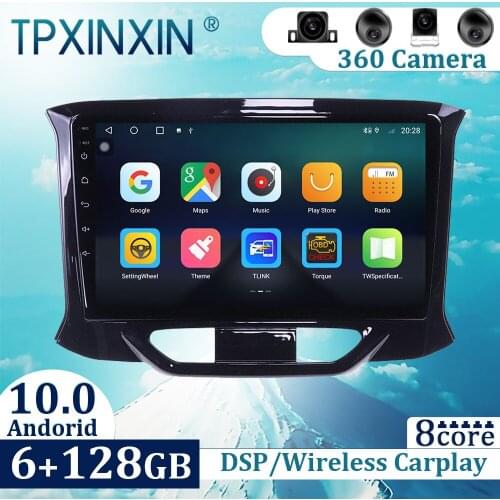 6+128GB For Lada Xray Android 10 Carplay Radio Player Car GPS Navigation Head Unit Car Radio with Screen